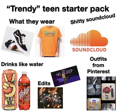 Trendy Teen Starter Pack Rstarterpacks