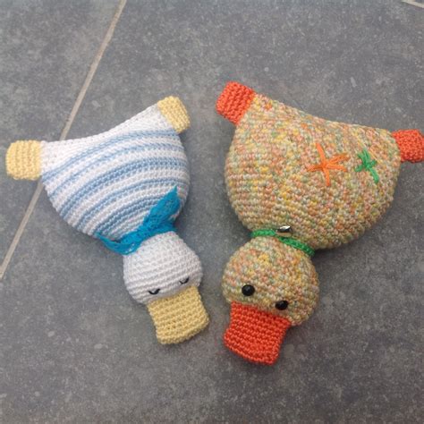 Eendjes Haken Ducklings Stuffed Toys Patterns Crochet Amigurumi