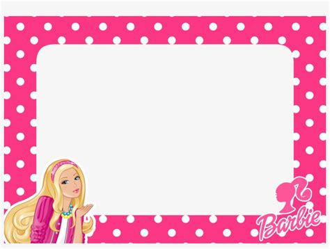 Barbie Frames Wallpapers - Green Polka Dot Border - Free Transparent