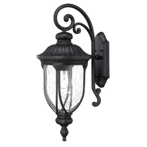 Sold and shipped by lamps plus. Acclaim Lighting Laurens Collection 1-Light Matte Black Outdoor Wall-Mount Light Fixture-2212BK ...