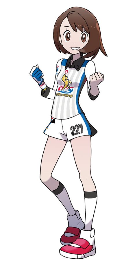 Girl Trainer in Uniform Art Pokémon Sword and Shield Art Gallery