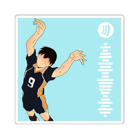 Haikyuu Spotify Playlist Stickers Kageyama Tobio Hinata Etsy