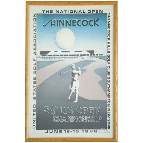 Vintage Us Open Golf Poster Us Open Golf Golf Poster Poster