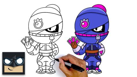 How To Draw Brawl Stars Video Game Characters Drawing Tutorials My