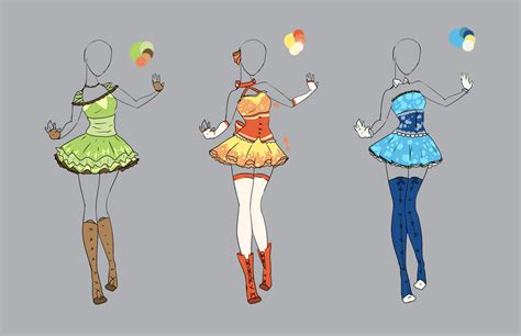 Outfit Adopt Set 4closed By Scarlett Knight On Deviantart