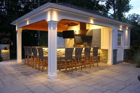 15 X 22 Custom Pool Housecabana With Outdoor Kitchen Outdoor