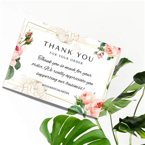 Cards Digital Thank You Cards Template Bundle Business Etsy