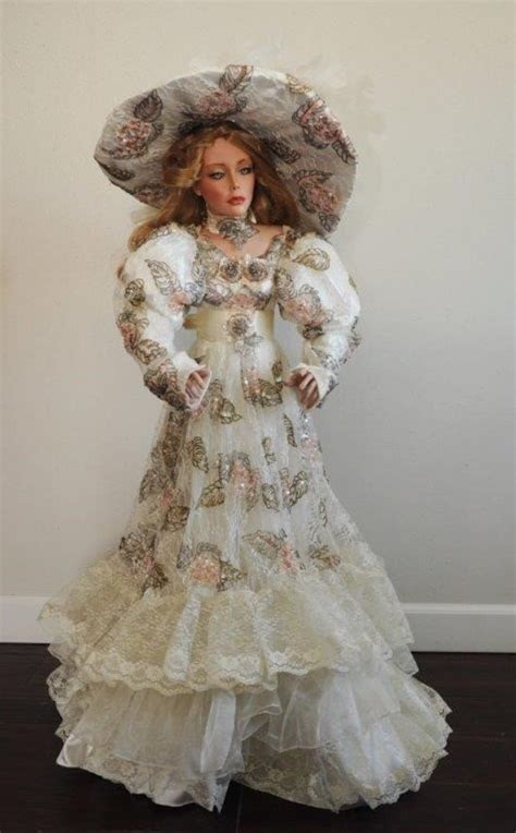 42 Inch Willow By Rustie Large Porcelain Victorian Style Doll Etsy