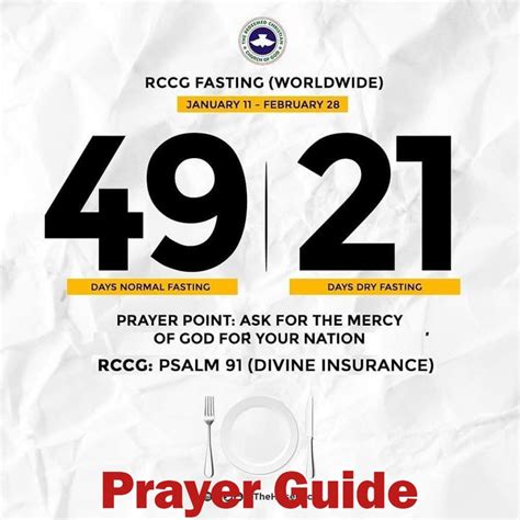 Download Rccg 2019 49 Days Fasting And Prayer Guide Starts Today