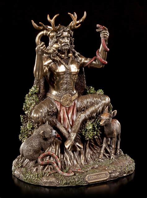 Cernunnos Figur Keltischer Gott Mit Tieren Statue Veronese Herne Ebay