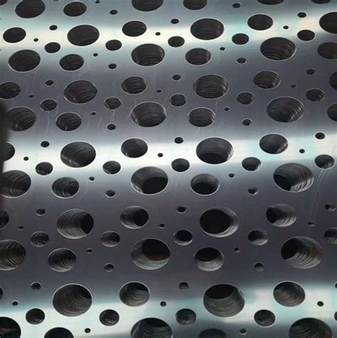 Stainless Steel Metal Sheet Perforated Round Hole Steel Plate