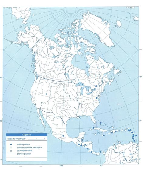 Geografia Klasa 8 Ameryka Północna I Południowa - geografia i turystyka: Mapy konturowe - kontynenty