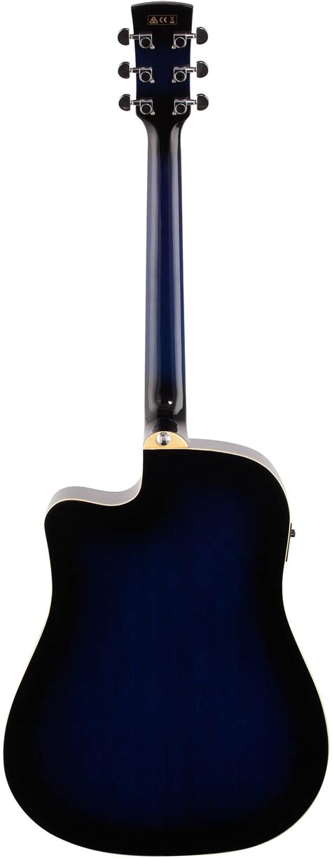 Ibanez Pf15ece Dreadnought Acoustic Electric Guitar Transparent Blue