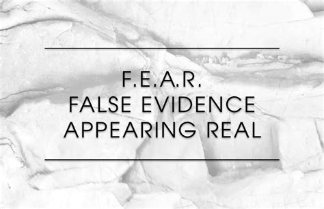 Fear False Evidence Appearing Real Daniel Meyer Professional