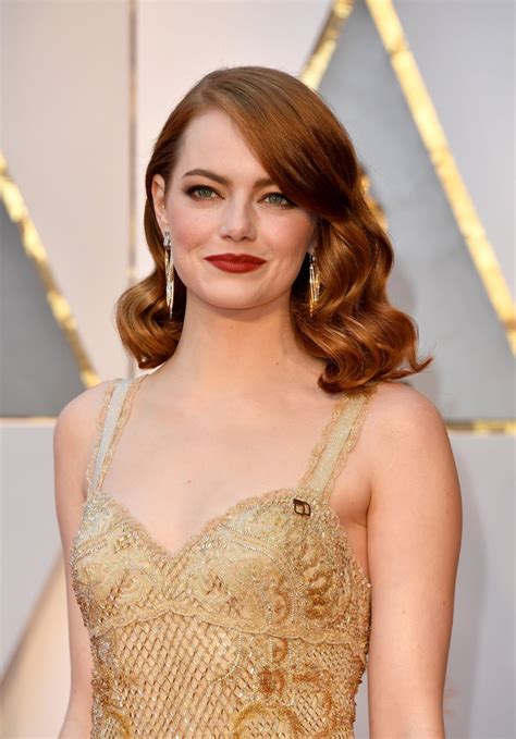 Emma Stone Oscars 2017 Red Carpet In Hollywood
