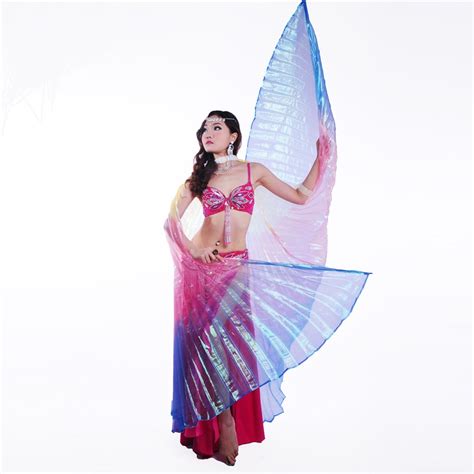Isis Wings Egyptian Belly Dance Costume Open Back