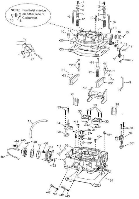 Carter 2 Barrel Carburetor Diagram Wiring Diagram