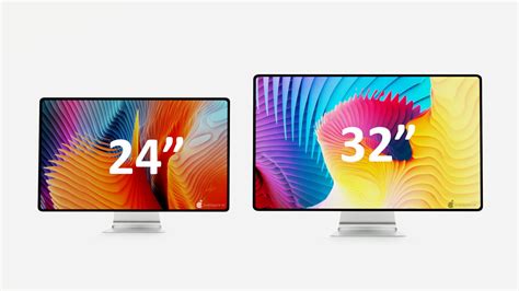 3d Renders Of New Imac 24 Inch And 32 Inch Look Pretty Sleek Concept