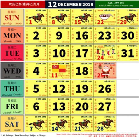 September 9, 2019 popular holidays & observances worldwide. Kalendar 2019 Dah Keluar - Rancang Percutian Anda ...