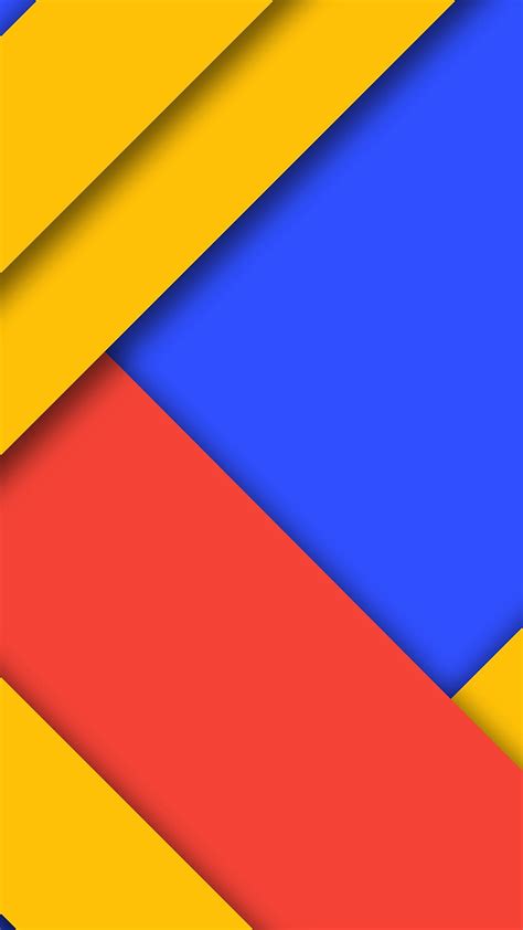 Material Backgrounds Blue Yellow Pink And Red Hd Phone Wallpaper Pxfuel