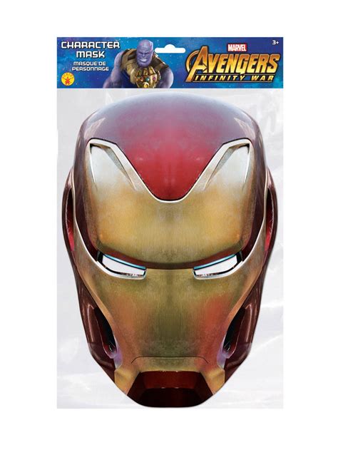 The Avengers Iron Man Character Costume Mask