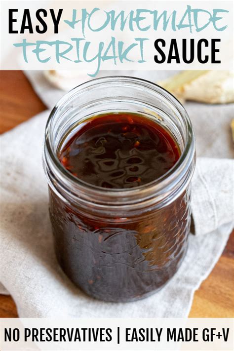 The truth is that they're tons of options to consider and settling on one can be such a hurdle. Easy Homemade Teriyaki Sauce (gluten-free, vegan)