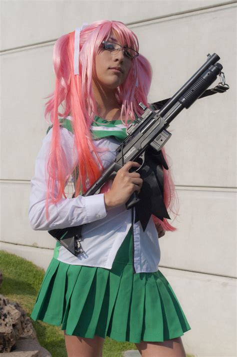 Saya Takagi From High School Of The Dead By Leuxdeluxe On Deviantart