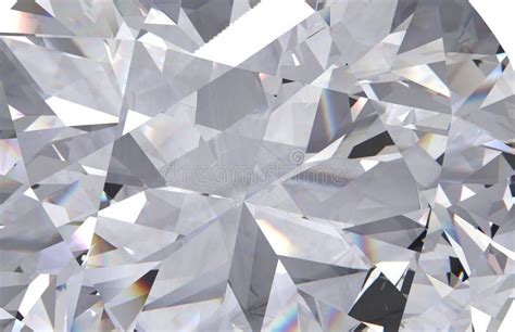 Realistic Diamond Texture Close Up 3d Render Stock Photo Image Of