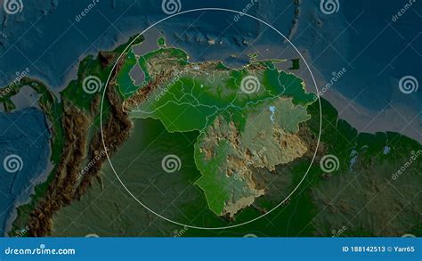 Venezuela Circled Physical Stock Illustration Illustration Of