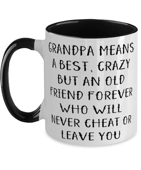 Grandpa Ts For Grandfather Grandpa Means A Best Crazy But Etsy