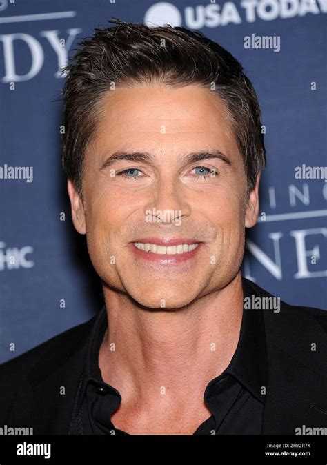 Rob Lowe Attends The Killing Kennedy Premiere In Los Angeles Stock