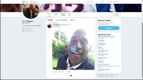 Oj Simpson Says In Second Video He Will Use Twitter Account To