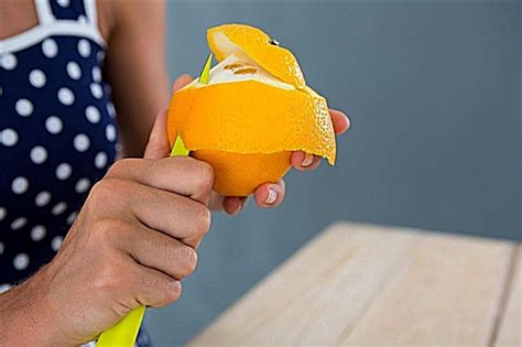 How To Peel An Orange Quickly And Correctly Video Gardening