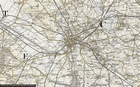 Historic Ordnance Survey Map Of Chester 1902 1903