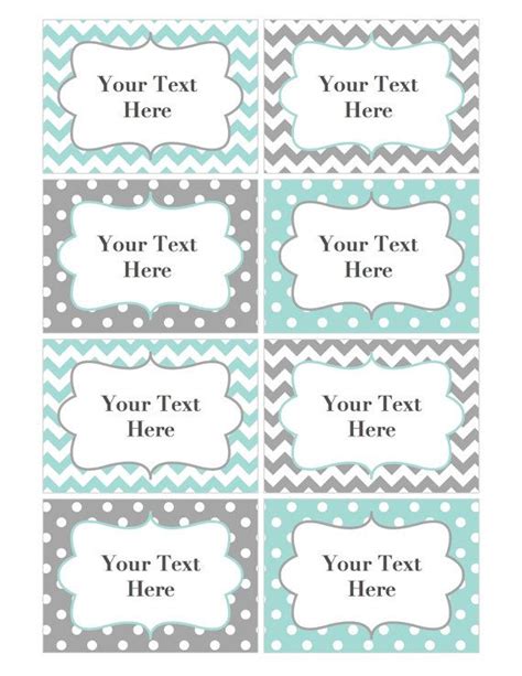 Get all 20 free printable baby shower games today. Name Tags Editable Labels Cards JPG File Printable Baby ...