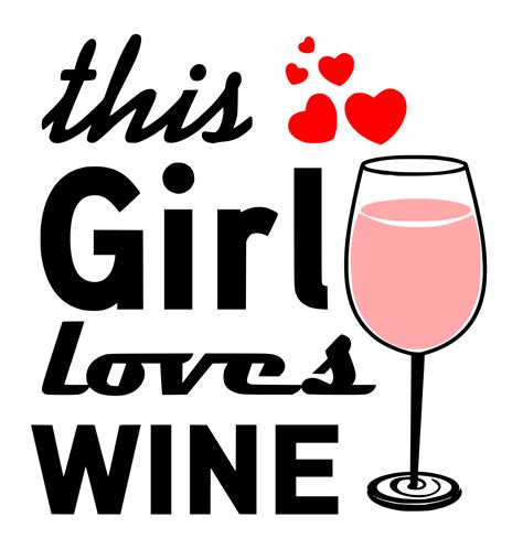 Free This Girl Loves Wine Svg File The Crafty Crafter Club