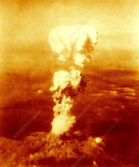 Atomic Burst Over Hiroshima 1945 Stock Image T1620129 Science