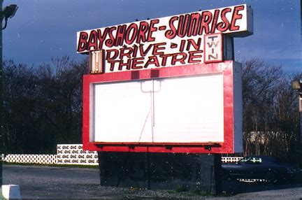After the health risk has passed, we will be back bringing you the excitement of live musical theatre. Bayshore-Sunrise Drive-In in Bay Shore, NY - Cinema ...