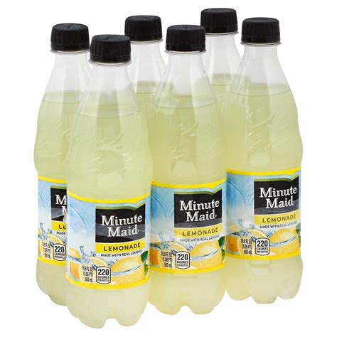 Minute Maid Lemonade 169 Oz Bottles Shop Juice At H E B