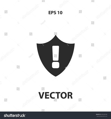Security Alert Icon Stock Vector Royalty Free 449228746 Shutterstock