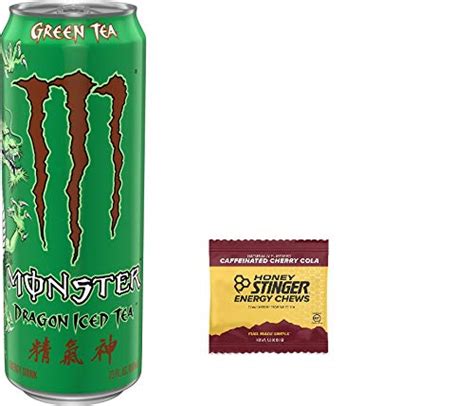 Monster Dragon Iced Tea Green Tea 23 Ounce Pack Of 8