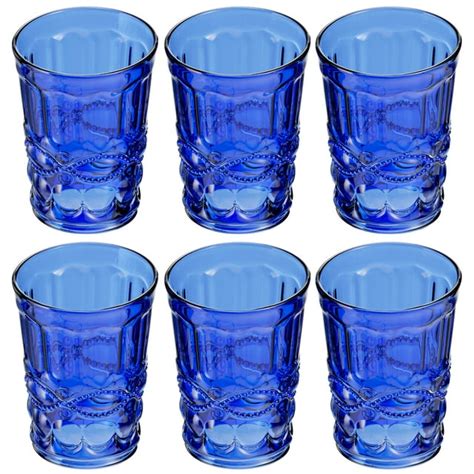 Elle Dcor Glass Tumblers Set Of 6 Glass Design 85 Ounce Water