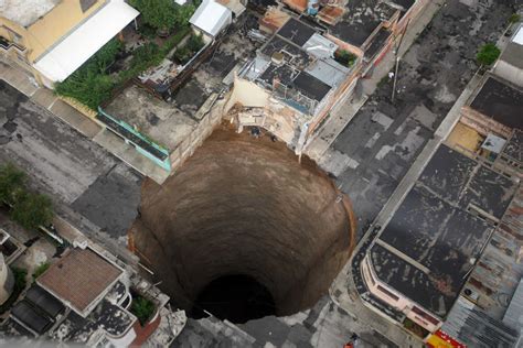 Guatemalas Sinkhole Staggers Minds And Neighborhood The Two Way Npr