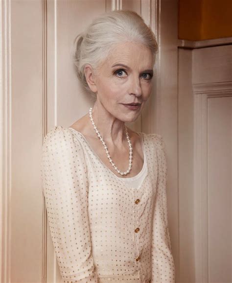 Grey Is Elegant Women Fashion Beautiful Old Woman