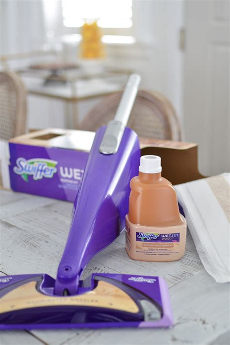 Almost Effortless Wood Floor Cleaning With The Swiffer Wetjet Wood Mop