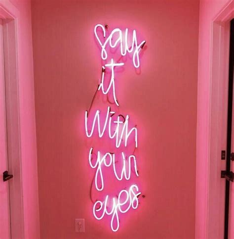 Neon Quotes Neon Words Neon Led Light Quotes Neon Aesthetic Visual
