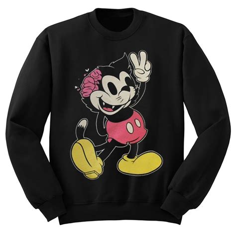 Used to emphasize how attractive someone or something is. Drop Dead Mickey Mouse Sweatshirt