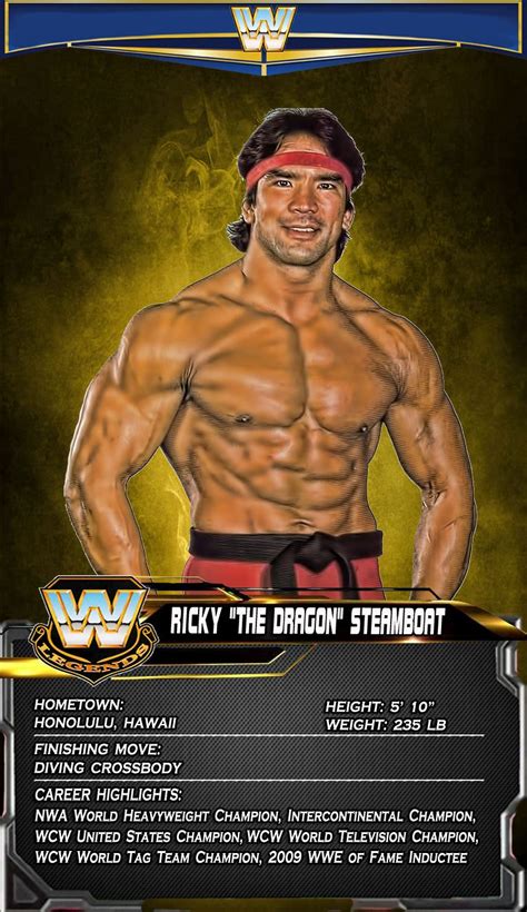 Ricky The Dragon Steamboat Wwf Superstars Wrestling Superstars