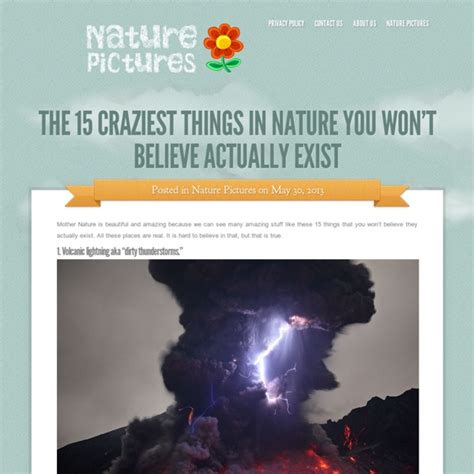 The 15 Craziest Things In Nature You Wont Believe Actually Exist