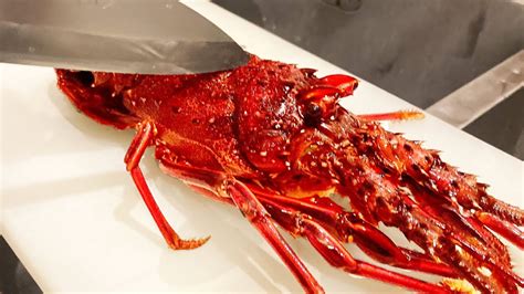 Japanese Street Food Red Lobster Sashimi Seafood Youtube